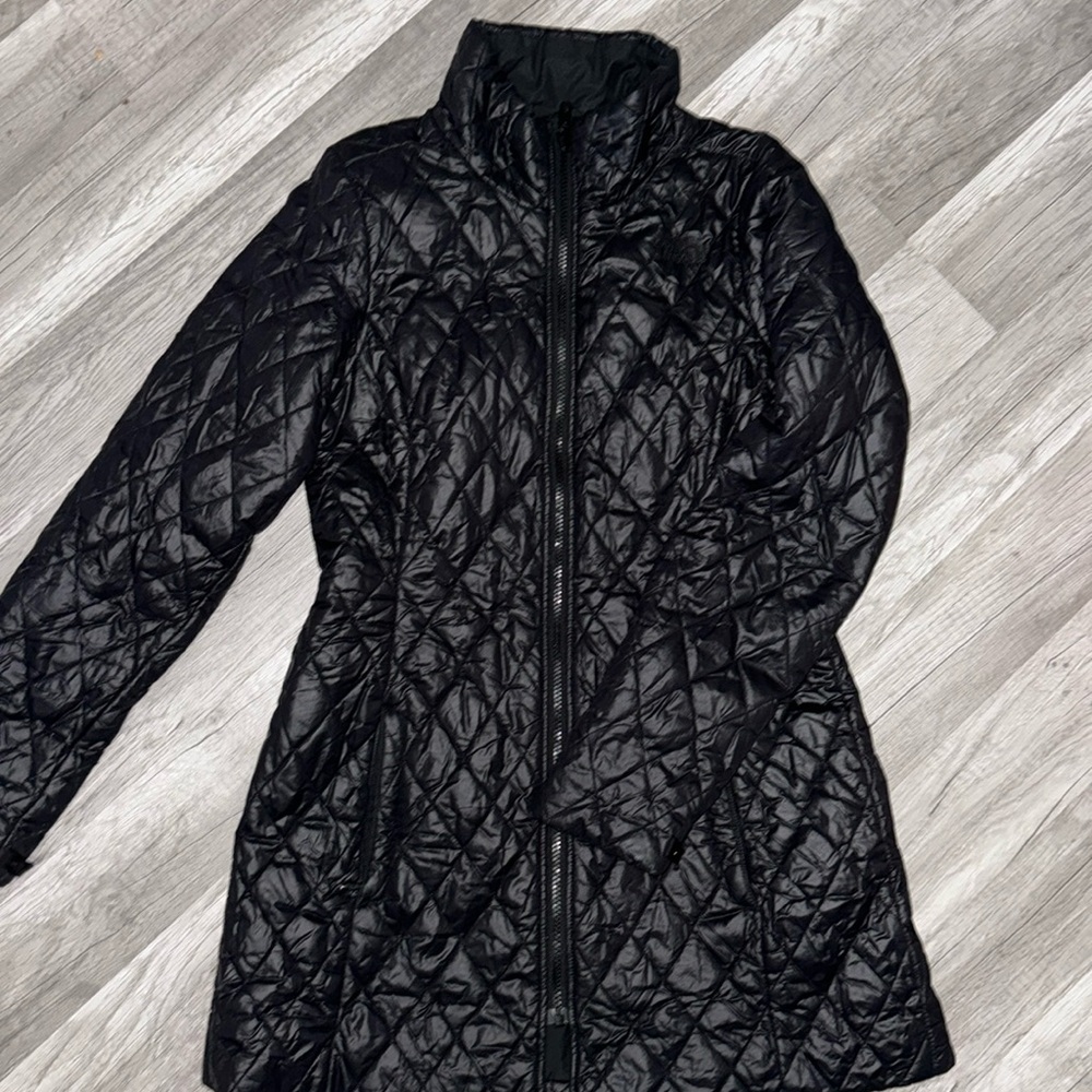 Long black North Face jacket
